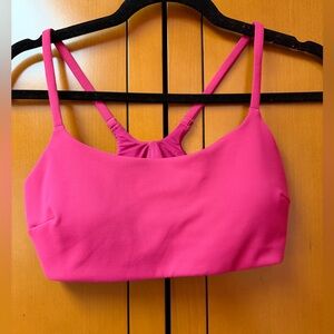 lululemon Wunder Train Strappy Racer Bra in passionate size 8